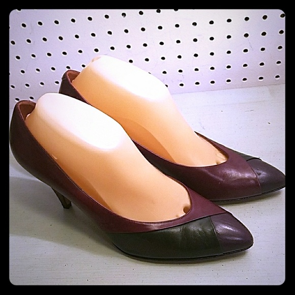 AMALFI LEATHER MULTI COLOR SHOES MADE IN ITALY - Picture 1 of 8